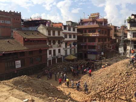 11. Durbar Square in ruine