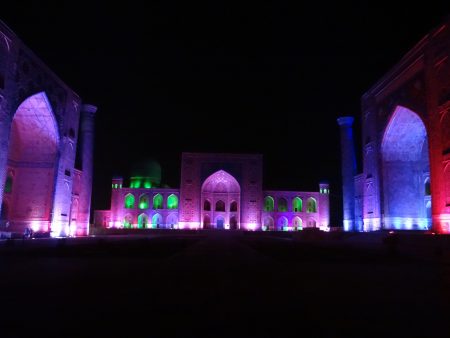 21. Sound and light show Samarkand