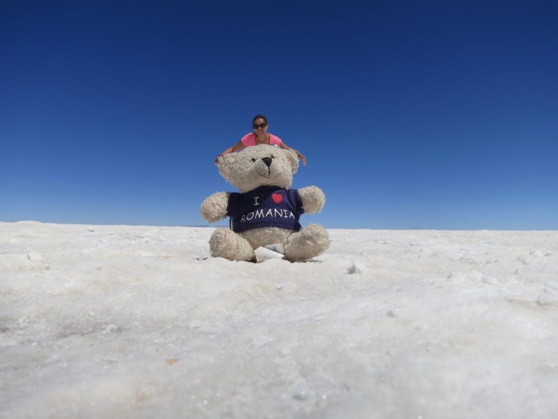 Cu Romie in Salarul Uyuni - Bolivia