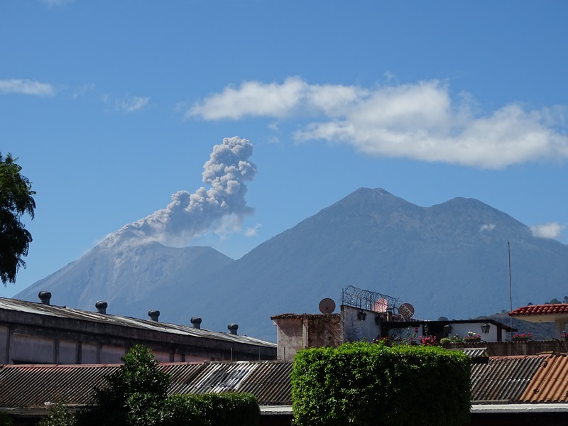 Eruptie Volcano Fuego