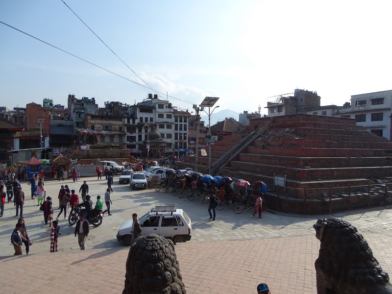 Temple Cazute La Cutremur Kathmandu