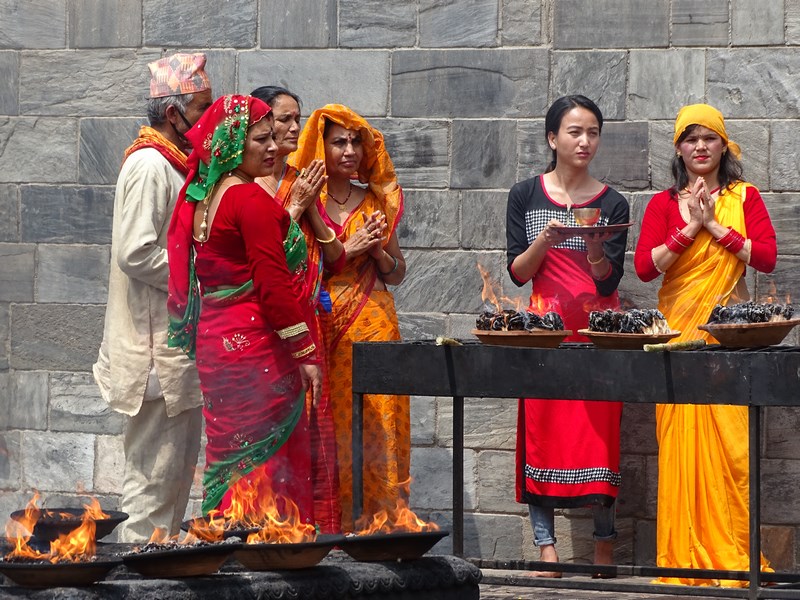 Ceremonie Hindusa Kathmandu