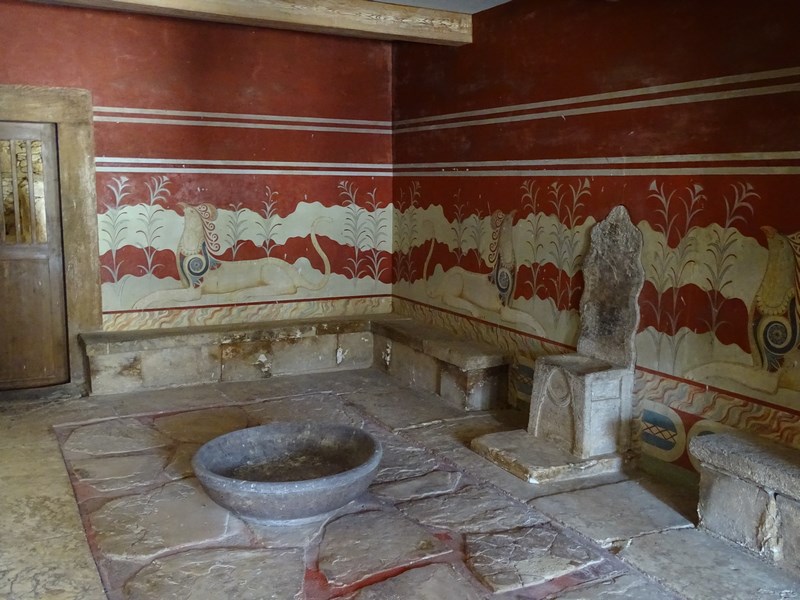 Sala Tronului Knossos