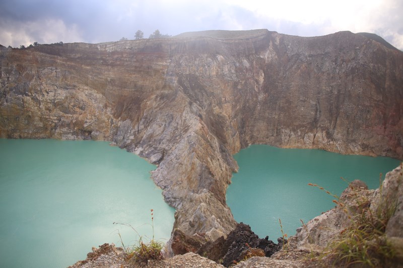 Two Lakes Of Kelimutu