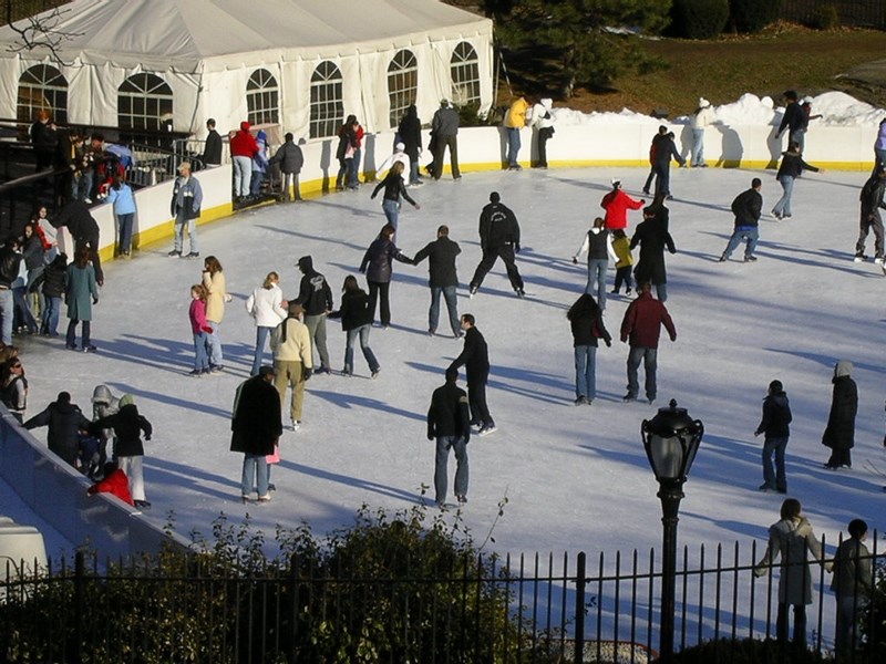 Patinoar In Central Park