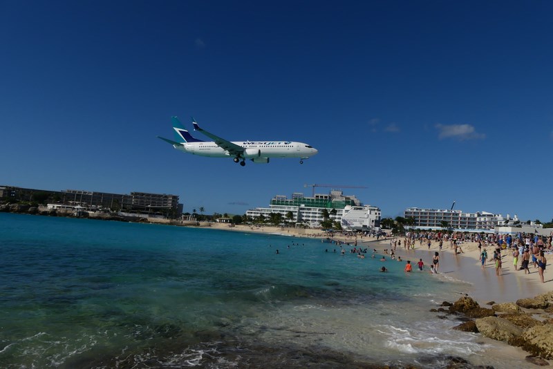 Aterizare in St. Maarten