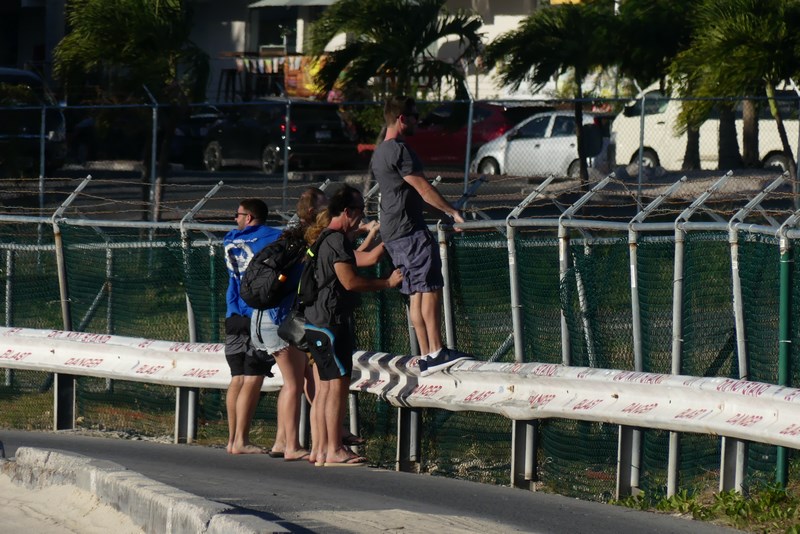 Pe gard in St. Maarten