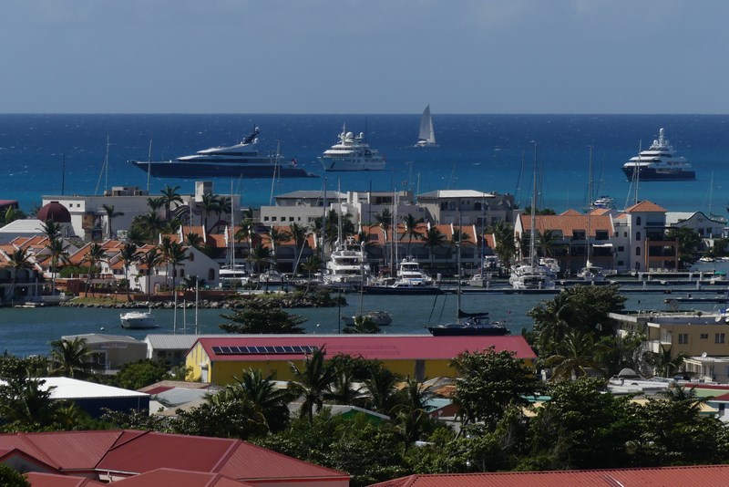 Simpson Bay. St. Maarten