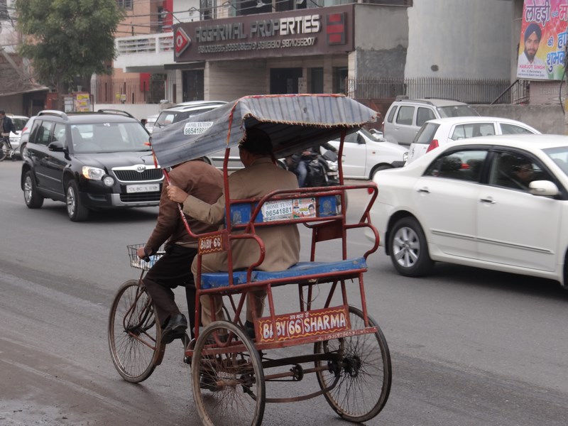 . Bicicleta ricsa India