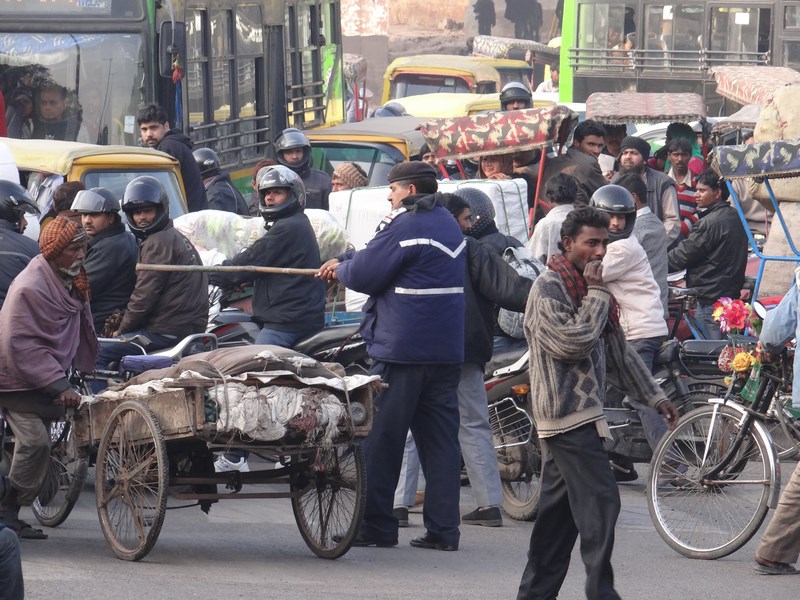 Politia trafic Delhi India