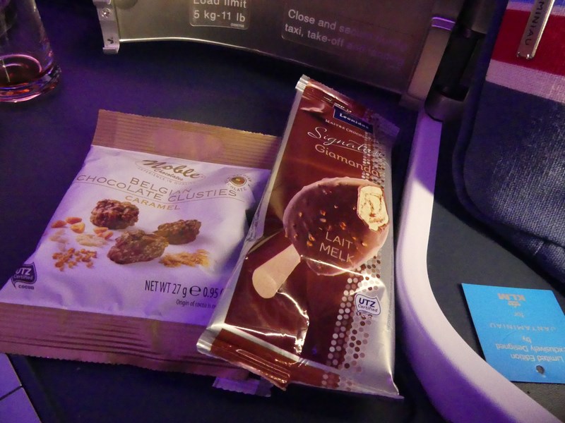 Inghetata KLM Business class