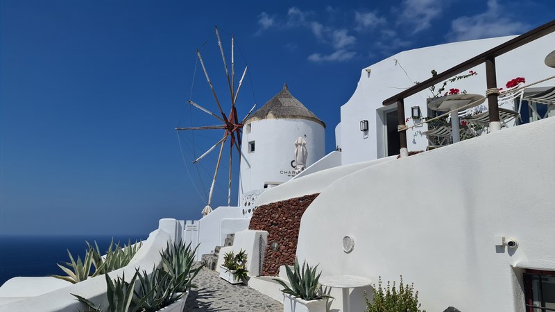 Moara de vant Oia Santorini