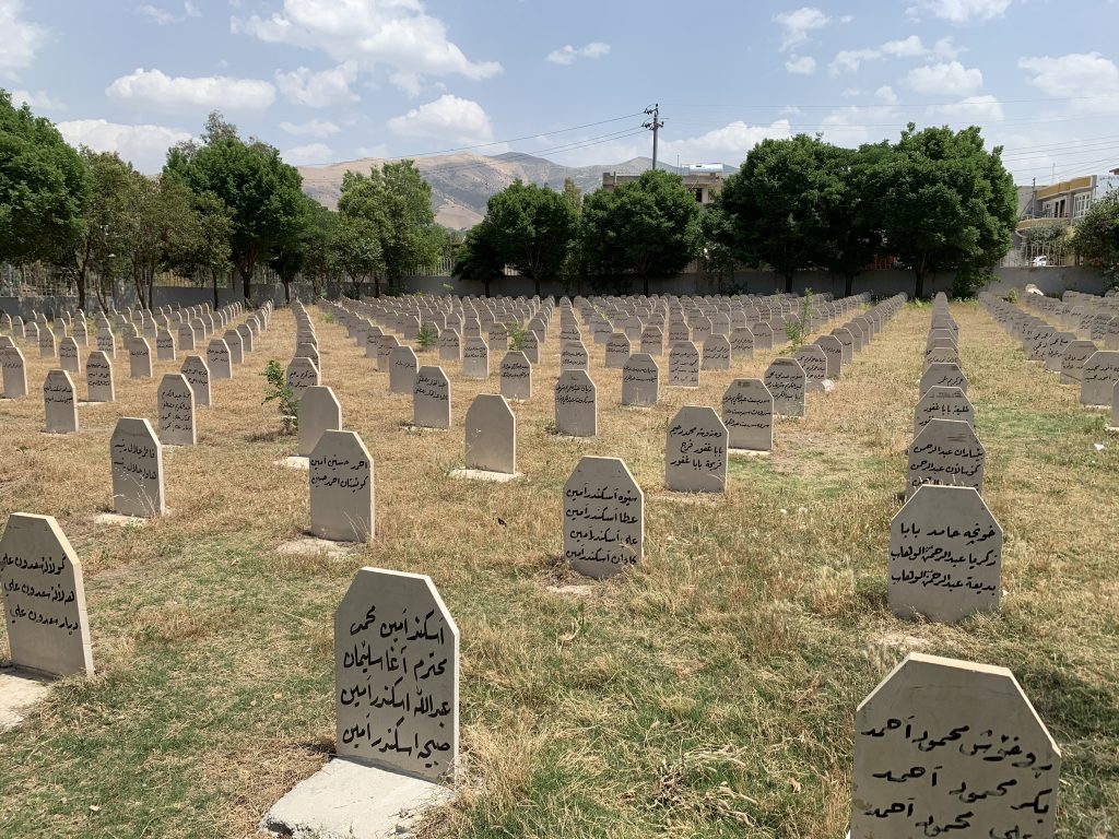 Halabja mormintele victimelor Anfal