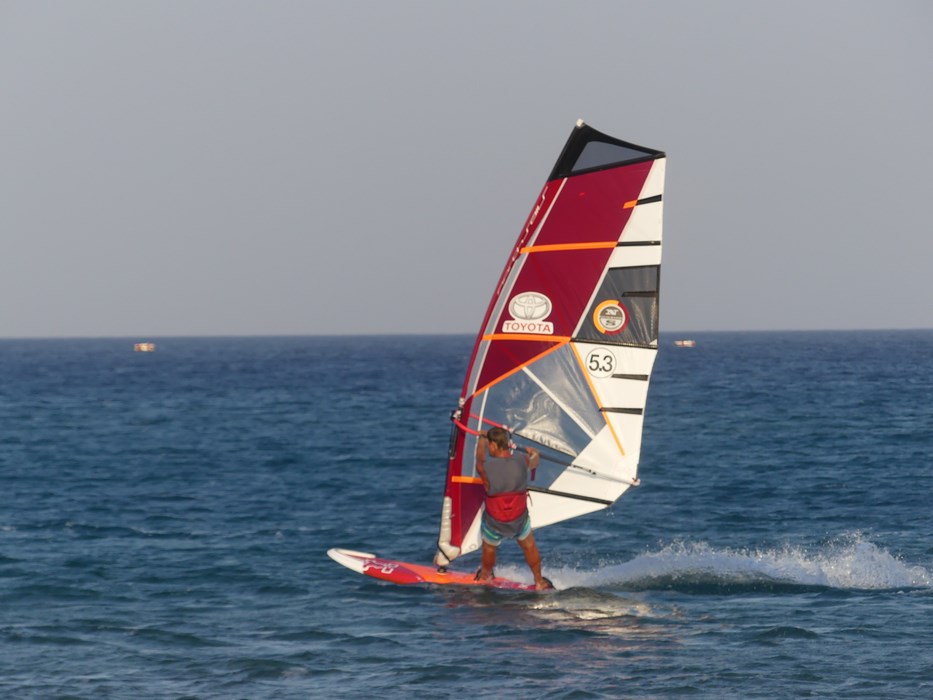 Surfing in Rhodos