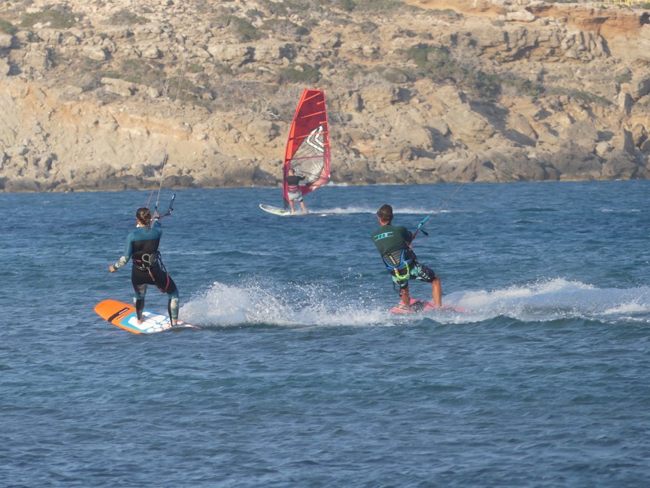 Kite surfing in Rhodos