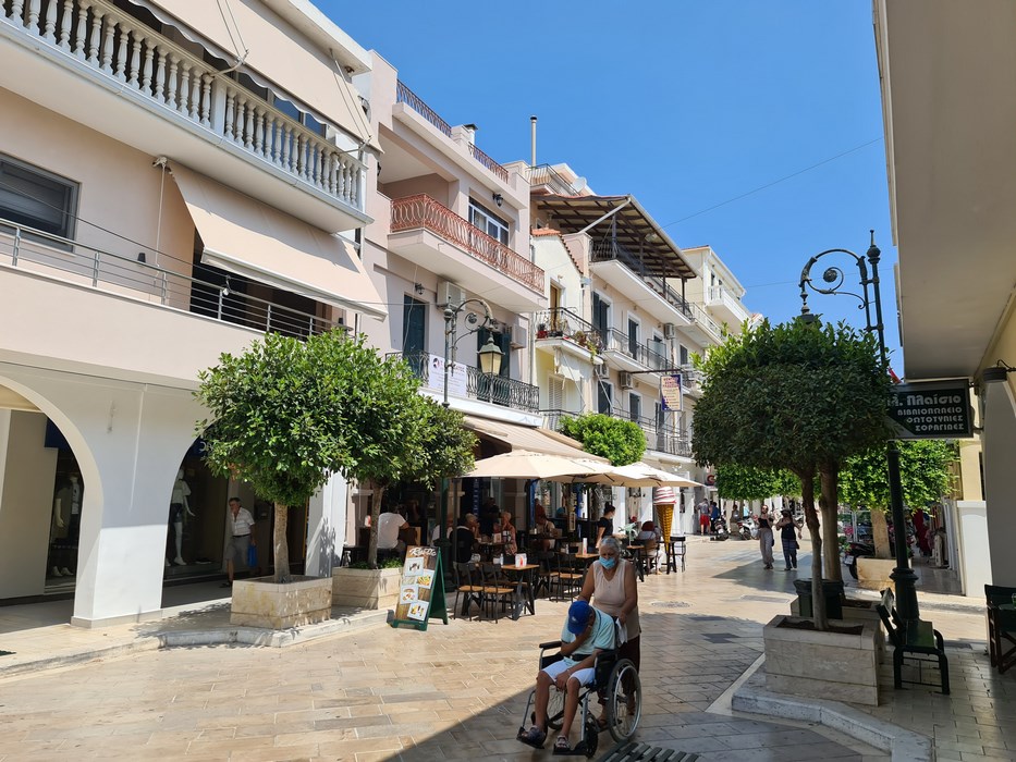 Strada pietonala Zakynthos