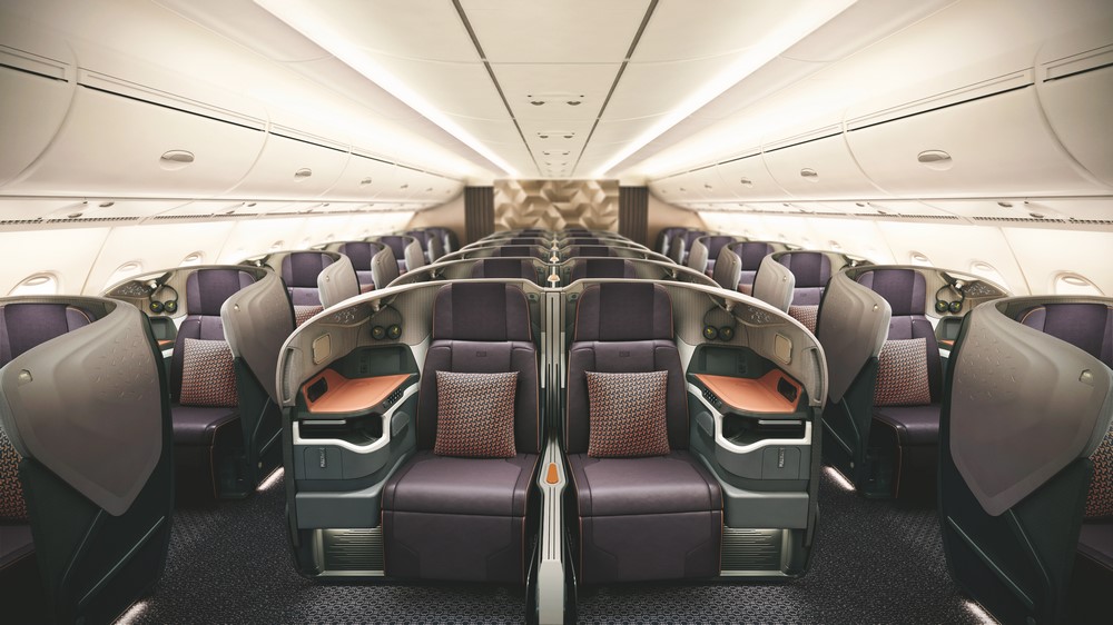 Singapore AIrlines business class