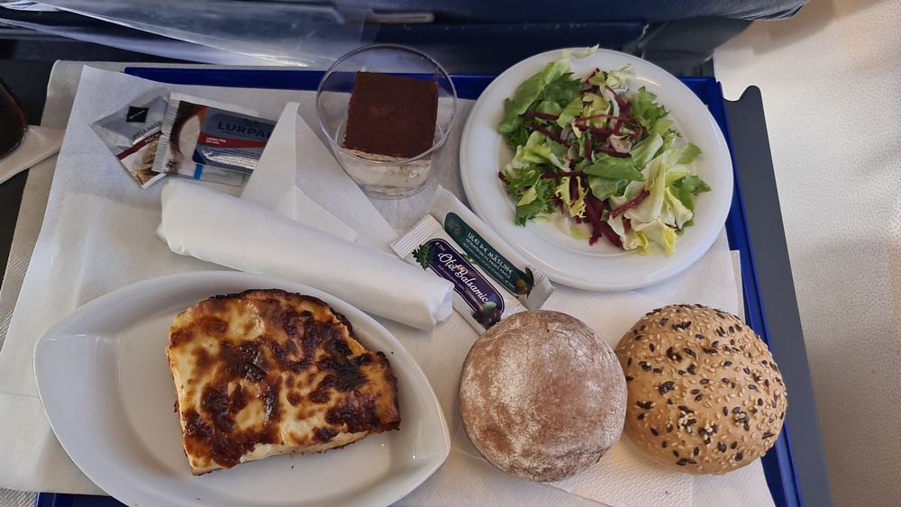 Meniu TAROM business class