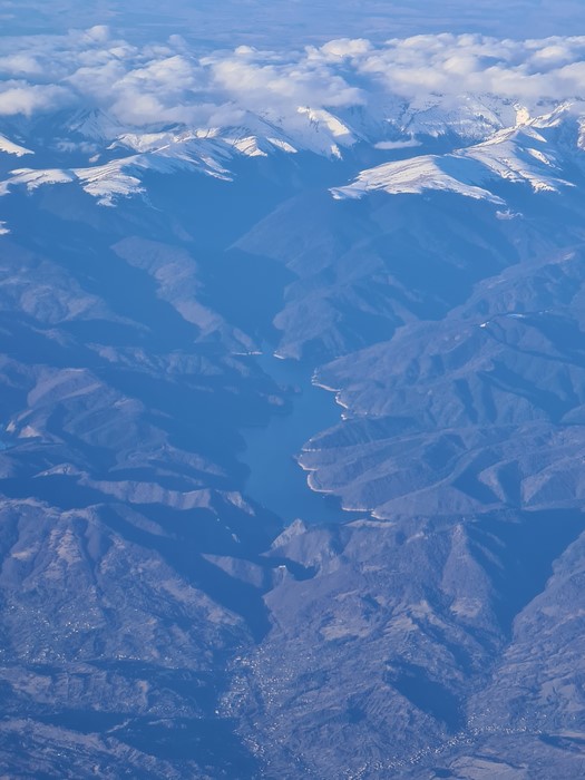 Barajul Vidraru si muntii Fagaras