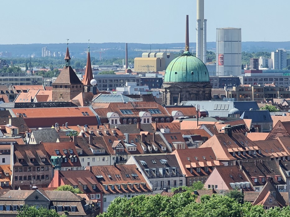 Panorama Kaiserburg Nurnberg