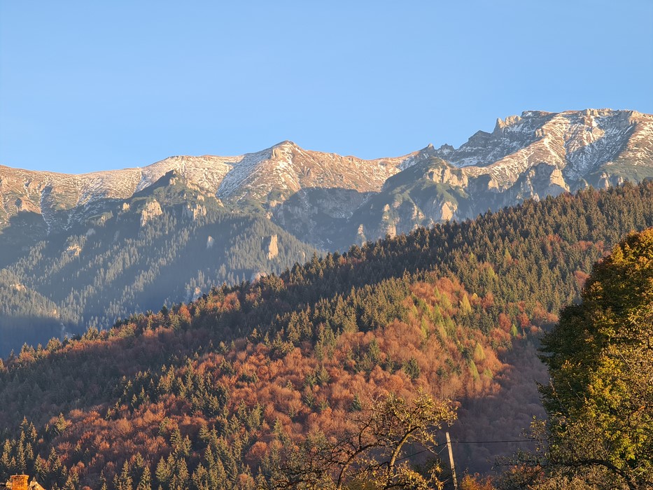 Bucegi la apus de soare