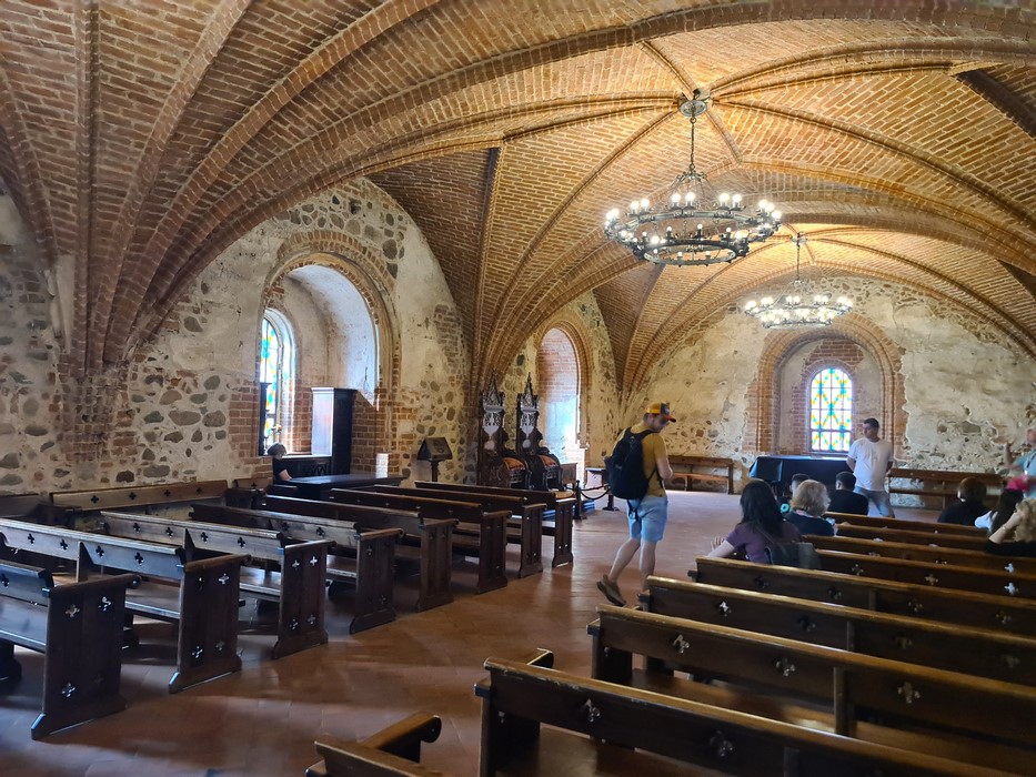 Interior castel Trakai